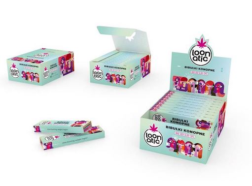 BIBUŁKI LOONATIC SLIM SIZE+ TIPS (24) BIBUŁKI LOONATIC SLIM SIZE+ TIPS (24)