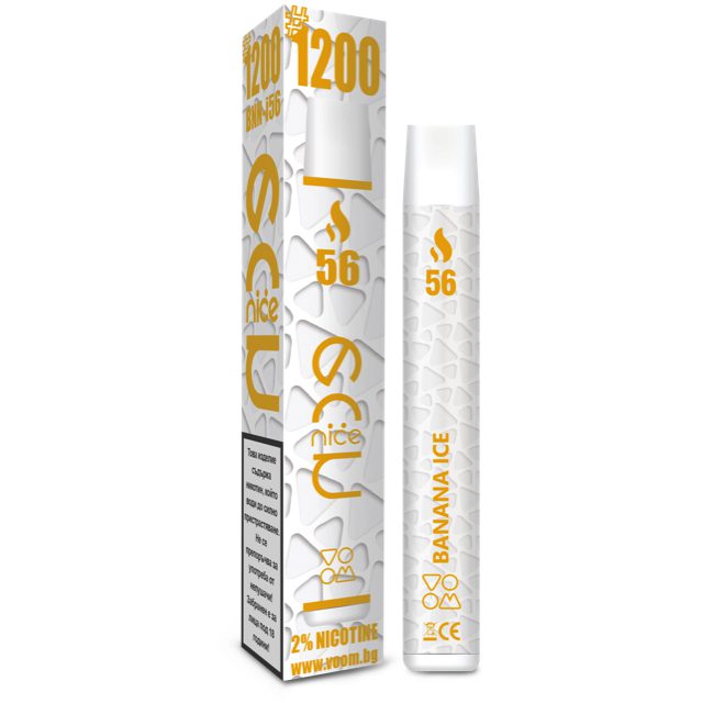 E-PAP NICE NICOTINE 1200 *56* BANAN ICE E-PAP NICE NICOTINE 1200 *56* BANAN ICE