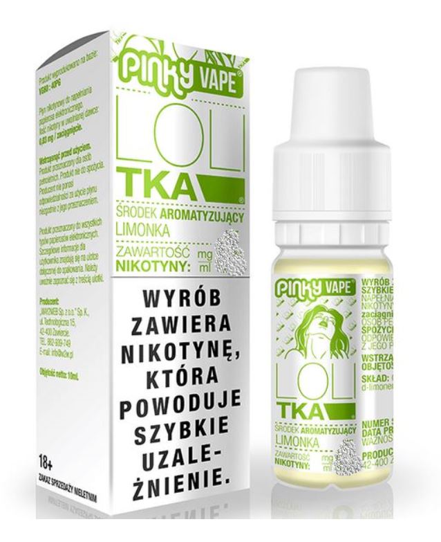 E-PAP Pinky Vape LOLITKA 3mg/10ml (limonka) E-PAP Pinky Vape LOLITKA 3mg/10ml (limonka)