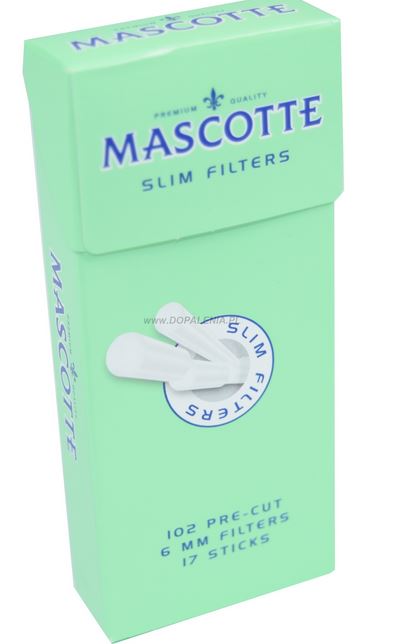 FILTRY MASCOTTE 6mm SLIM PRE-CUT (102/10) OST FILTRY MASCOTTE 6mm SLIM PRE-CUT (102/10) OST