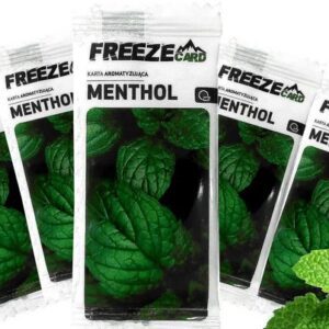 KARTY AROMATYZUJĄCE FREEZE MENTHOL (25)