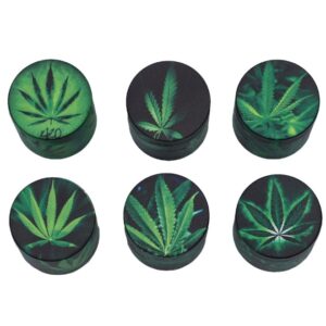 MŁYNEK METAL DON 1-2179 40MM *4 LIŚĆ ZIELONY