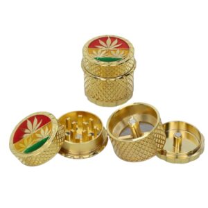 MŁYNEK METAL DON 1-2182 45MM *4 ZŁOTE LIŚCIE