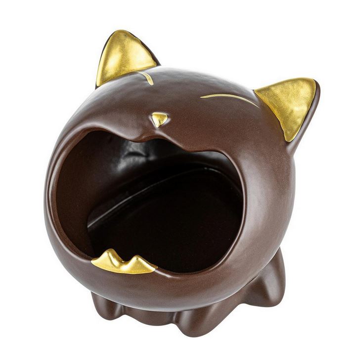POPIELNICZKA 401054 10,8CM BROWN CAT POPIELNICZKA 401054 10,8CM BROWN CAT
