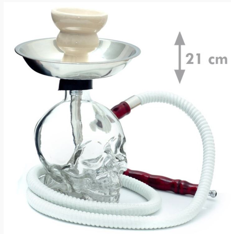 SHISHA FAJKA WODNA OASIS MARAM wys 21cm CZASZKA SHISHA FAJKA WODNA OASIS MARAM wys 21cm CZASZKA