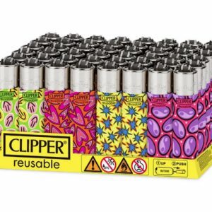 ZAPALNICZKA KRZESIWO CLIPPER PSYCHO STICKERS (48)