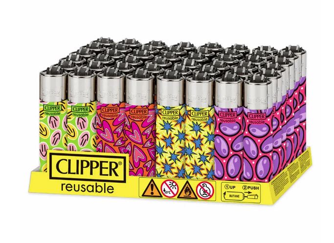 ZAPALNICZKA KRZESIWO CLIPPER PSYCHO STICKERS (48) ZAPALNICZKA KRZESIWO CLIPPER PSYCHO STICKERS (48)