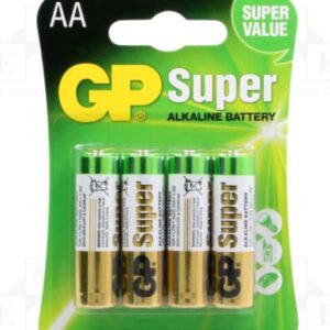 BATERIA GP SUPER ALKALINE AA R6 (15A-U4)