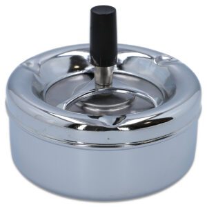 POPIELNICZKA DON 6-1110 METAL ŚREDNIA SREBR