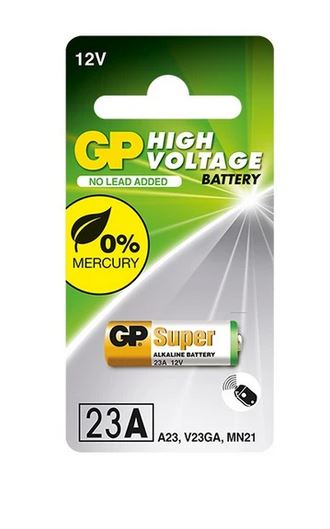 BATERIA GP ALK. DO PILOTÓW SAMOCHOD.23AF-U1 12V BATERIA GP ALK. DO PILOTÓW SAMOCHOD.23AF-U1 12V