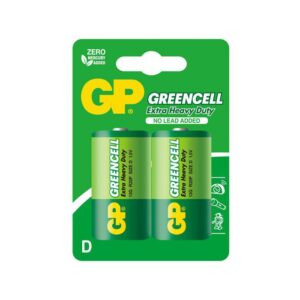 BATERIA GP GREENCELL 1,5V R20 (13G-U2)(10)