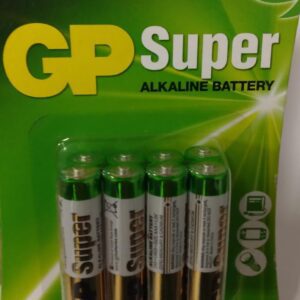 BATERIA GP SUPER ALKALINE AAA R03 (24A-U8)(12)8sz