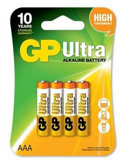 BATERIA GP ULTRA ALKALINE AAA 24AU-U4 1,5V(10 box BATERIA GP ULTRA ALKALINE AAA 24AU-U4 1,5V(10 box