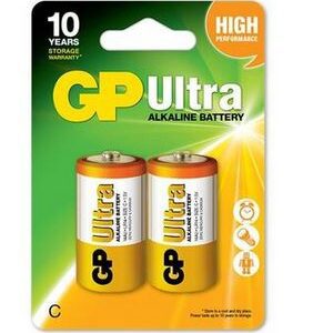 BATERIA GP ULTRA ALKALINE C 14AU-U2 1,5V(10)(80