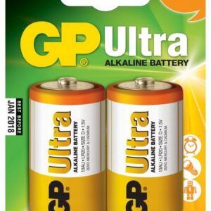 BATERIA GP ULTRA ALKALINE D 13AU-U2 1,5V (10)(80