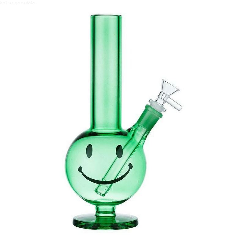 BONGO SEL- 6006 27CM SZKŁO SMILY GREEN BONGO SEL- 6006 27CM SZKŁO SMILY GREEN
