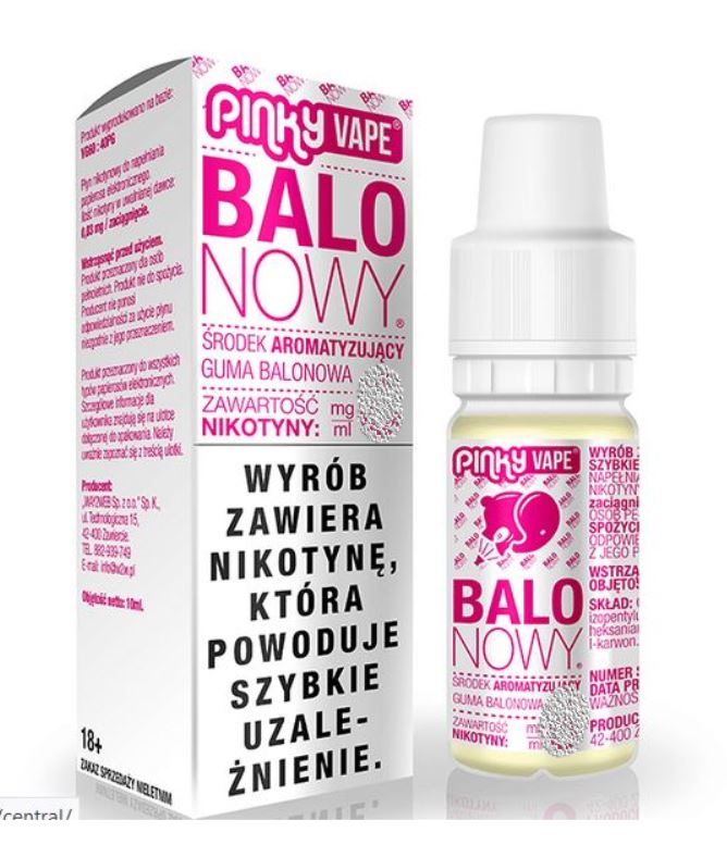 E-PAP Pinky Vape BALONOWY 6mg/10ml (guma balonowa) E-PAP Pinky Vape BALONOWY 6mg/10ml (guma balonowa)