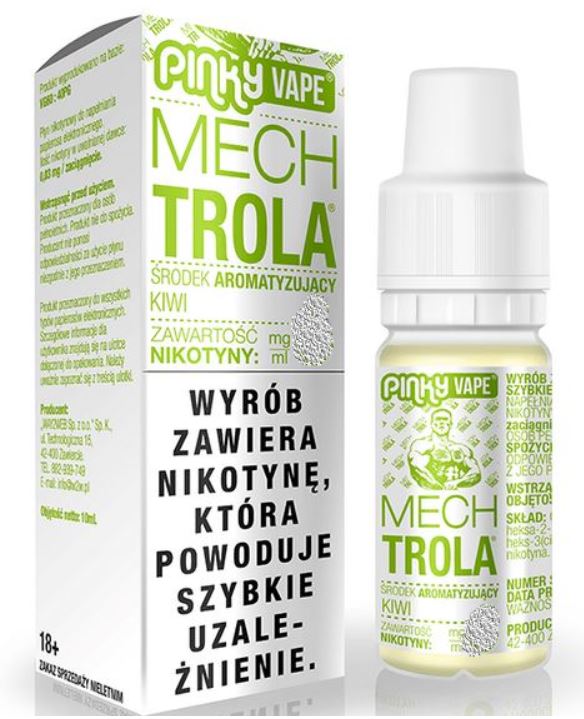 E-PAP Pinky Vape MECH TROLA 12mg/10ml (kiwi) E-PAP Pinky Vape MECH TROLA 12mg/10ml (kiwi)