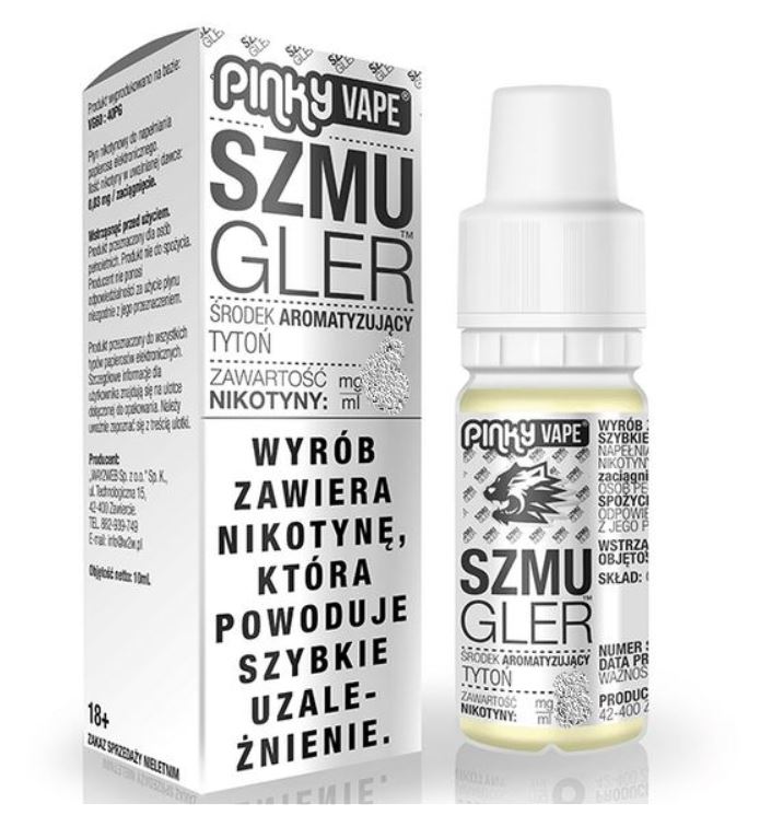 E-PAP Pinky Vape SZMUGLER 12mg/10ml (słodki tytoń) E-PAP Pinky Vape SZMUGLER 12mg/10ml (słodki tytoń)
