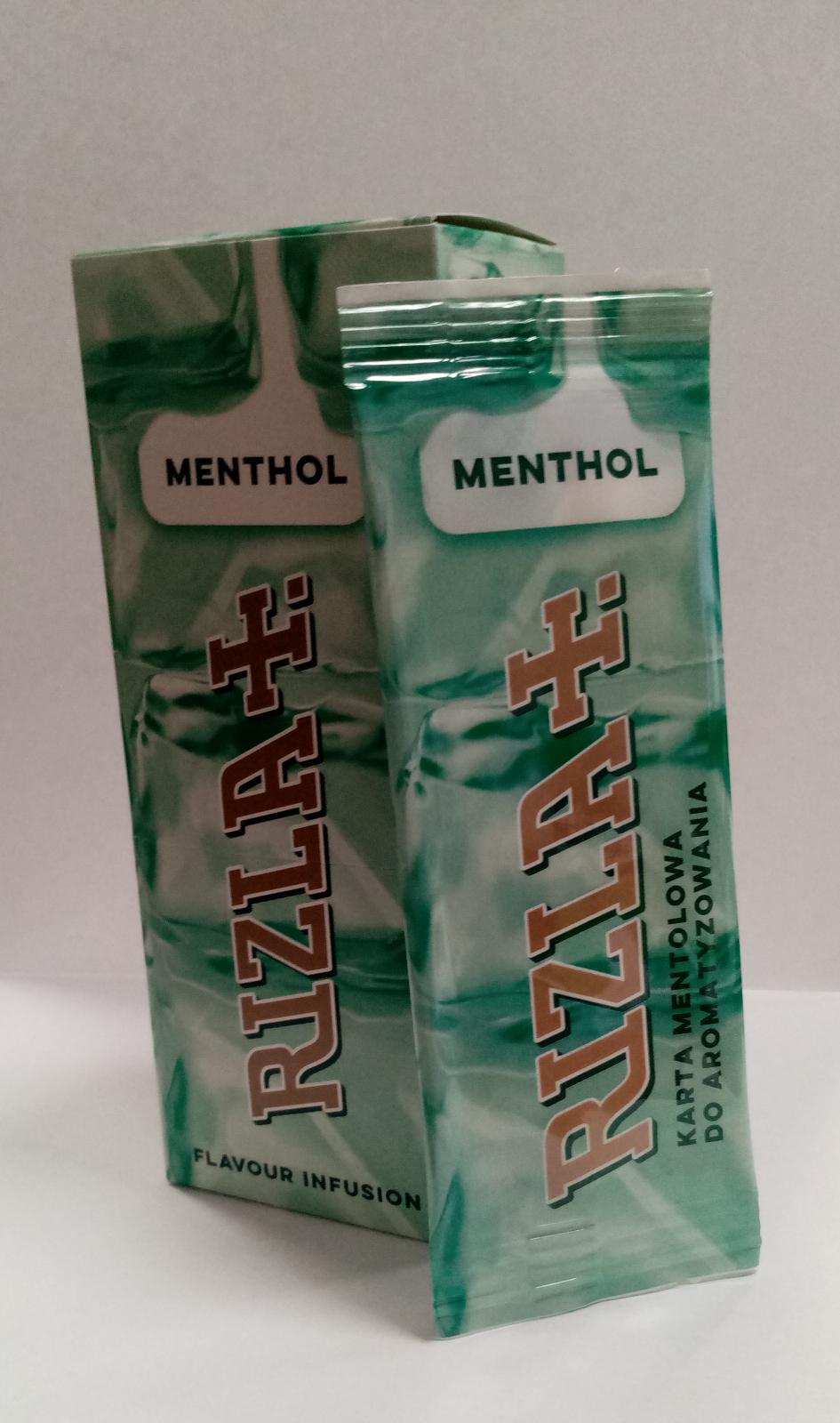 KARTY AROMATYZUJĄCE RIZLA MENTHOL (25) KARTY AROMATYZUJĄCE RIZLA MENTHOL (25)