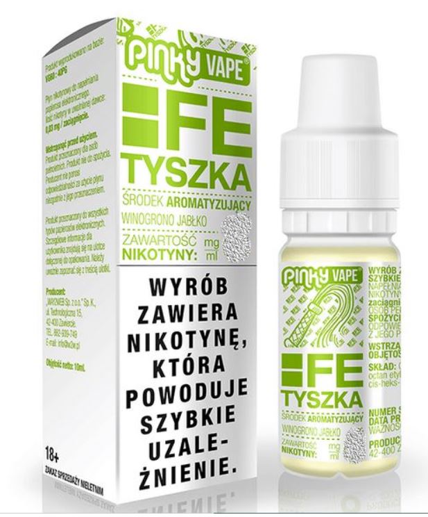 Prywatne: E-PAP Pinky Vape FETYSZKA 18mg/10ml (winogrono jab Prywatne: E-PAP Pinky Vape FETYSZKA 18mg/10ml (winogrono jab