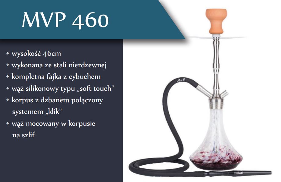 SHISHA FAJKA WODNA MVP 460 46CM SHISHA FAJKA WODNA MVP 460 46CM
