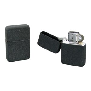 ZAPALNICZKA BENZYN DON 3-0005 CZARNA SZCZOTKOWANA