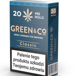 CBD PRE-ROLLS GREEN &CO CLASSIC  (39,00)26