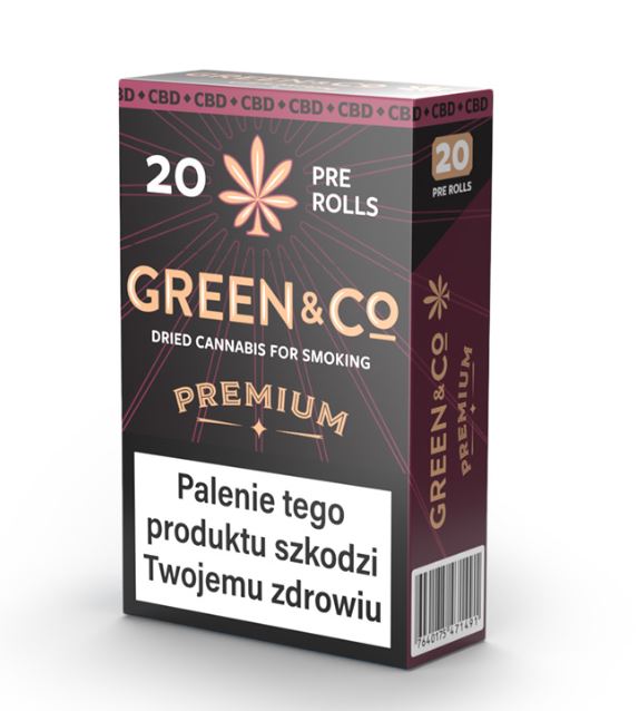 CBD PRE-ROLLS GREEN &CO PREMIUM (49,00)26 CBD PRE-ROLLS GREEN &CO PREMIUM (49,00)26