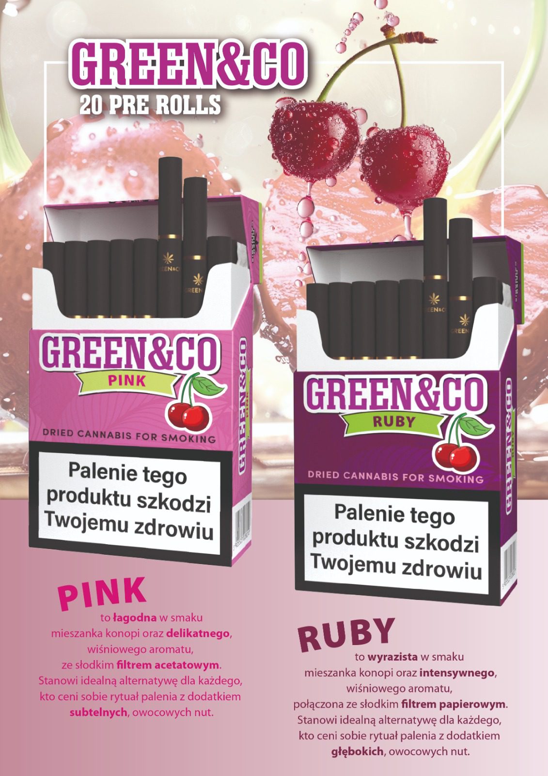 CBD PRE-ROLLS GREEN &CO RUBI (39,00) CBD PRE-ROLLS GREEN &CO RUBI (39,00)